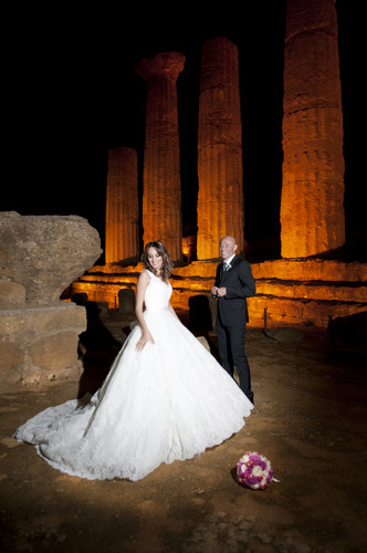 sposi al tempio di Ercole Agrigento