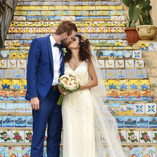 scala sciacca maioliche wedding